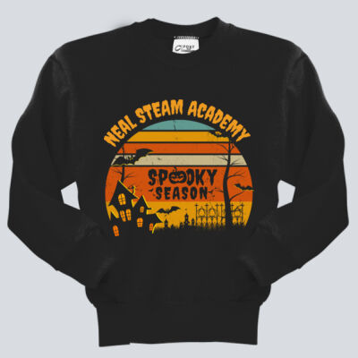 Youth Crewneck - Fall Holidays - Haunted House Thumbnail