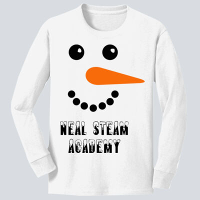 Youth Long Sleeve Shirt - Winter Holidays - Snowman Thumbnail