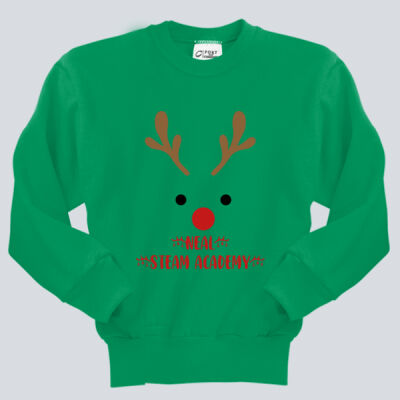 Youth Crewneck - Winter Holidays - Reindeer Thumbnail