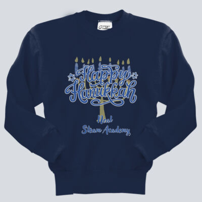 Youth Crewneck - Winter Holidays - Happy Hanukkah Thumbnail
