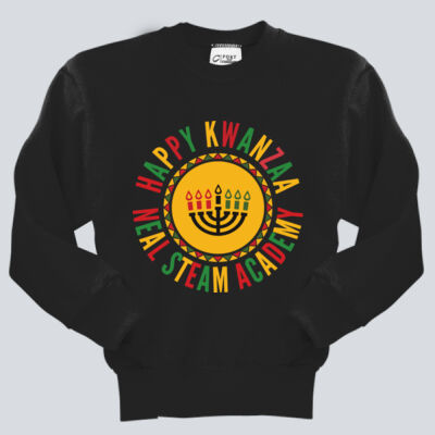 Youth Crewneck - Winter Holidays - Happy Kwanzaa Thumbnail