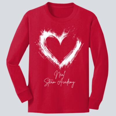 Youth Long Sleeve Shirt - Spring - Valentine's Heart Thumbnail