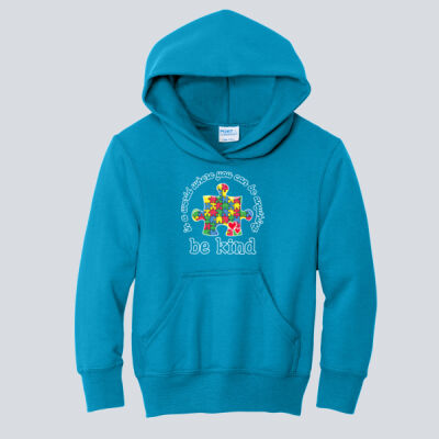 Youth Hoodie - Autism Awareness - Be Kind Puzzle Piece Thumbnail