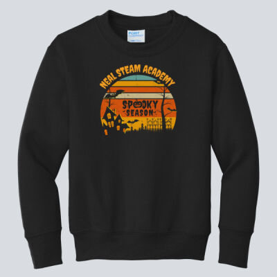 Youth Crewneck - Fall Holidays - Haunted House Thumbnail