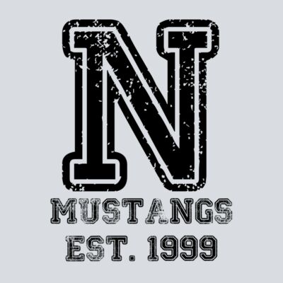 Distressed N - Black Thumbnail