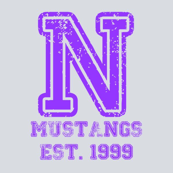 Distressed N - Purple Thumbnail