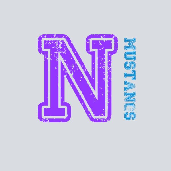 Distressed Letter With Name - Blue & Purple Thumbnail