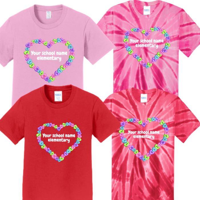 Valentines Day Shirt - Conversation Hearts